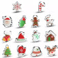 Juego cortadores navideños x 14 pcs