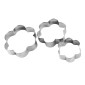 Juego de cortadores flor x 3 pc