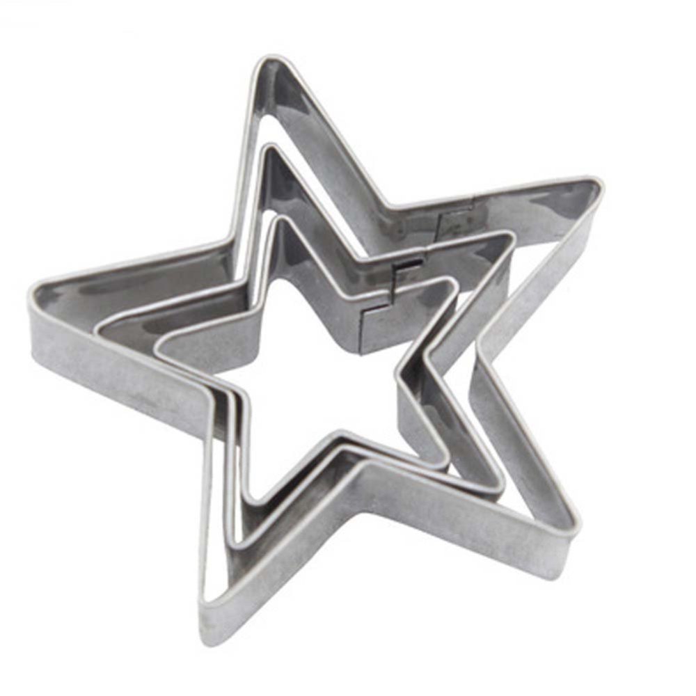 Juego de cortadores estrella  x 3 pc