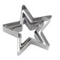 Juego de cortadores estrella  x 3 pc