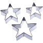 Juego de cortadores estrella  x 3 pc