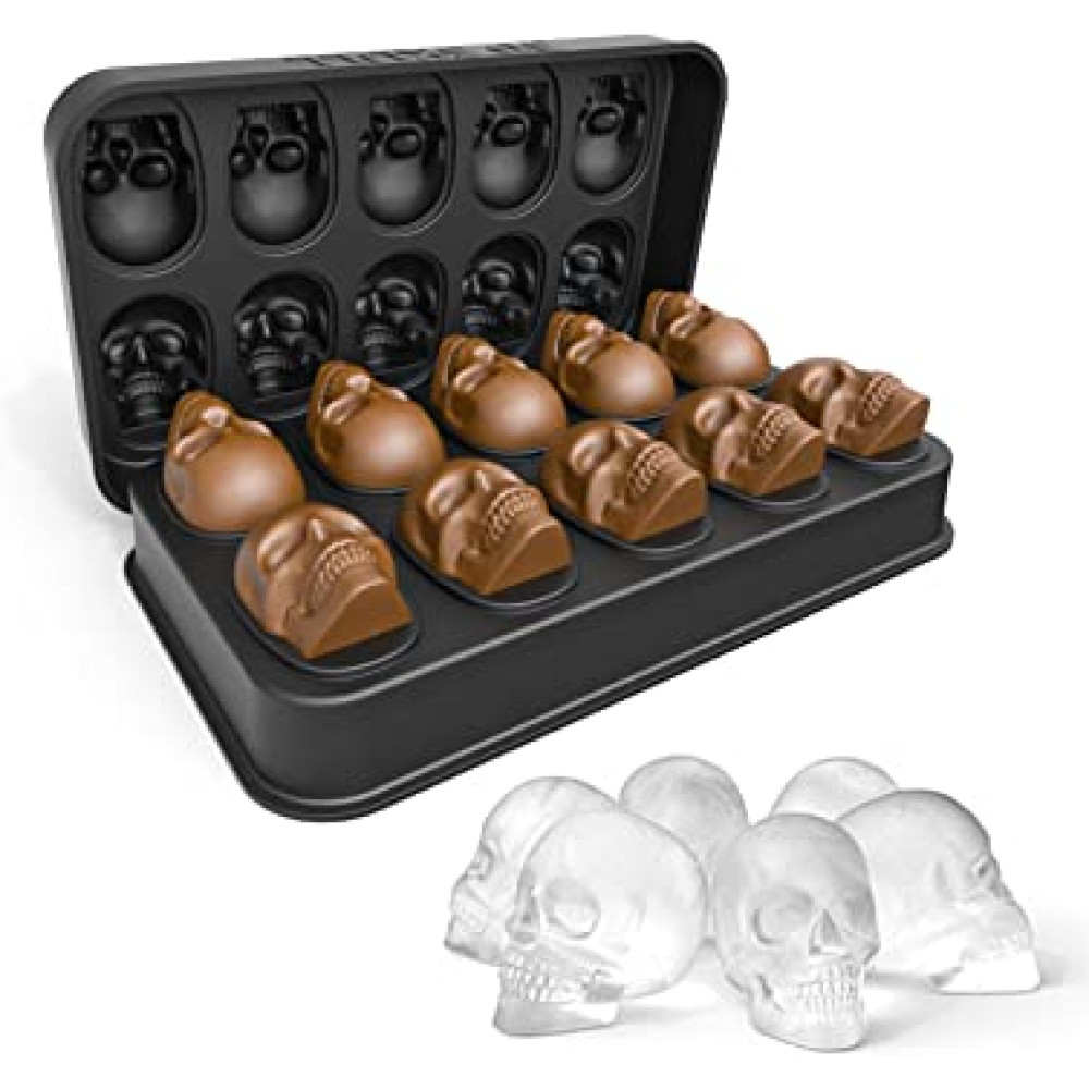 Molde calaveras x 10 cav