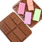 Molde barras chocolate variadas x 6 cav