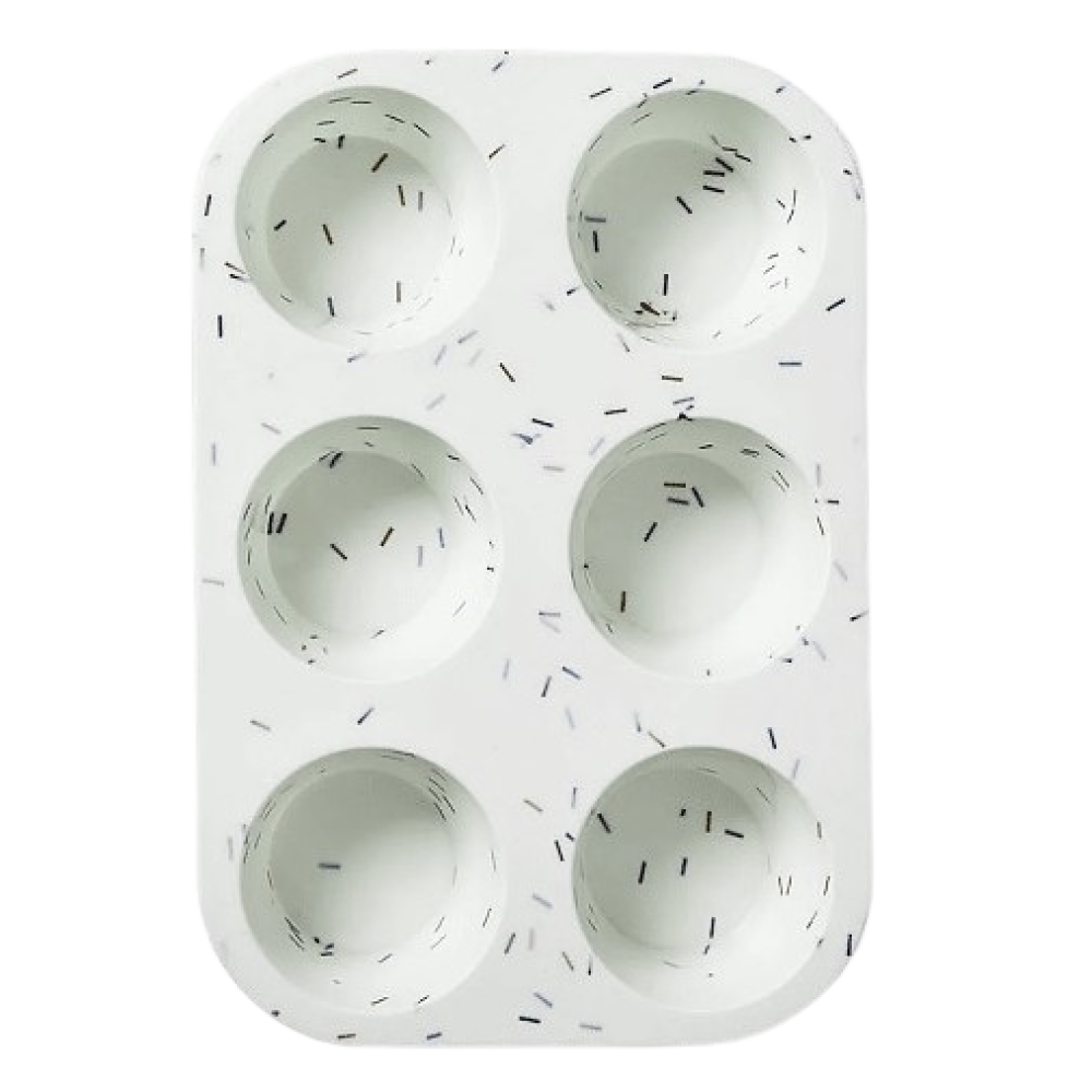 Molde silicona cupcake fiesta x 6 cav