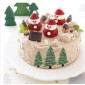 Molde silicona árbol navidad x 3 cav
