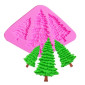 Molde silicona árbol navidad x 3 cav