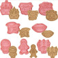 Cortador halloween push print  x 8 und