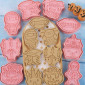 Cortador halloween push print  x 8 und