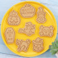 Cortador happy halloween push print  x 8 und