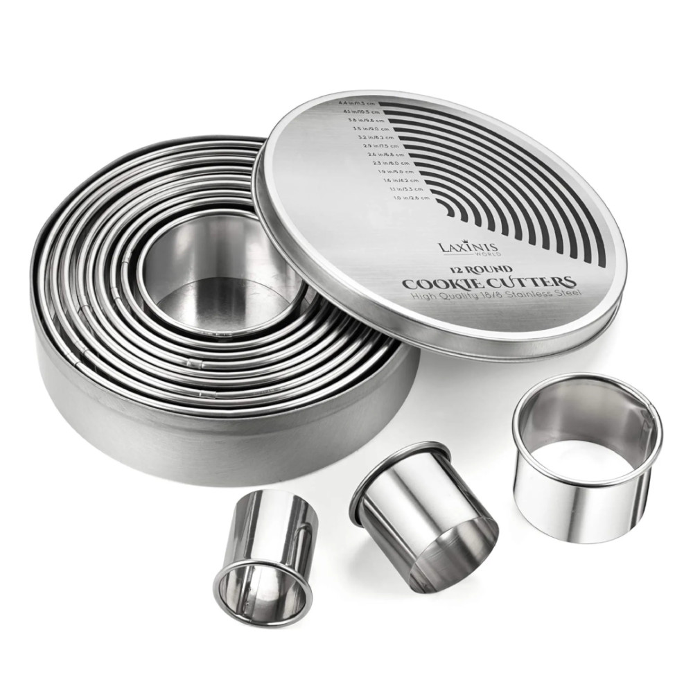Set cortadores redondos x 12 und