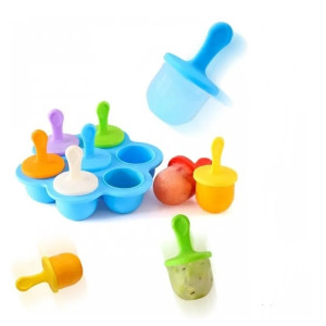 Molde silicona paletas x 7 cav