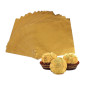 Papel metalizado dorado 10x10 x 100 Und