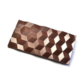 Molde policarbonato chocolatina geométrica