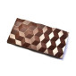 Molde chocolatina geométrica pequeña x 3 Cav 