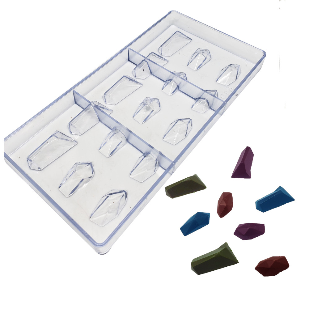 Molde policarbonato cristales x 21 Cav