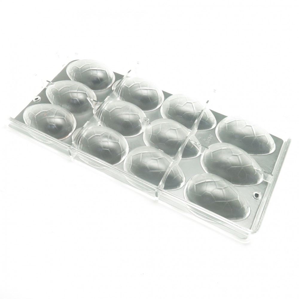 Molde policarbonato huevitos x 12 Cav