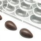Molde policarbonato huevitos x 12 Cav