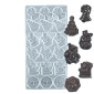 Molde policarbonato Navideño x 18 cav