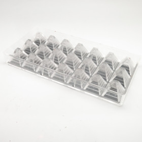 Molde policarbonato piramide x 21 Cav