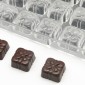 Molde policarbonato choco regalo x 21 Cav