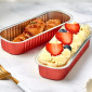 Empaque rectagular rojo x 10 Und