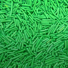 Gragea Jimmies Verde limón x 1 kg