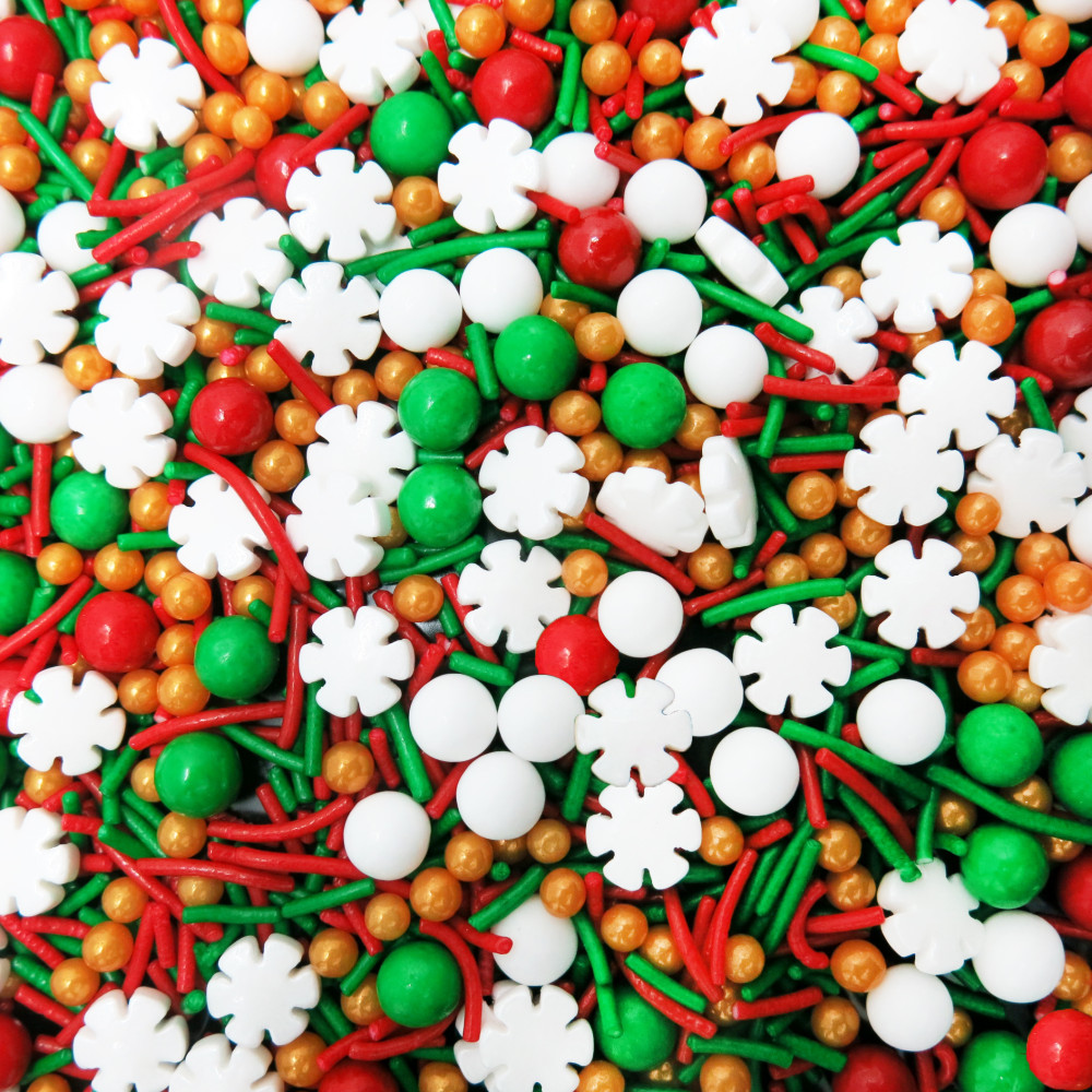 Gragea fancy navideña nieve x3 Kg