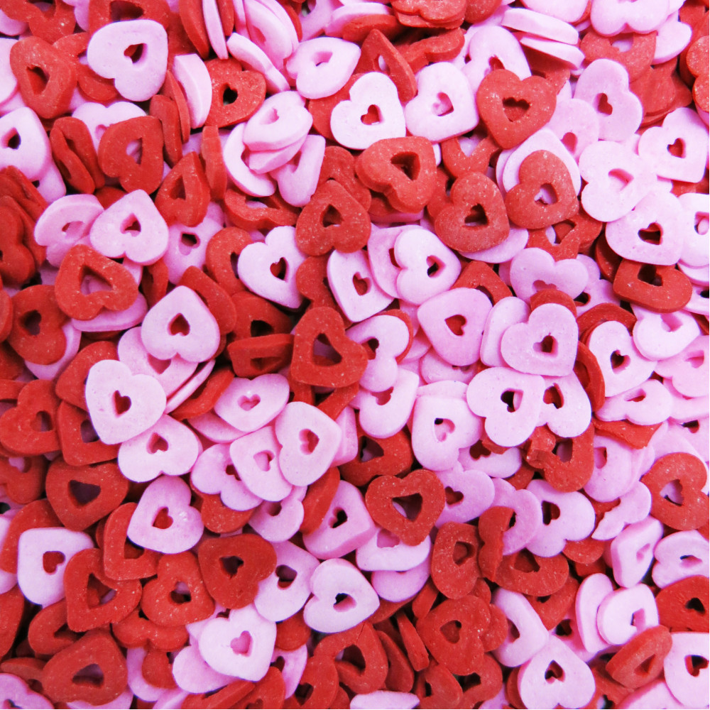 Gragea corazones confetti x 1 Kg