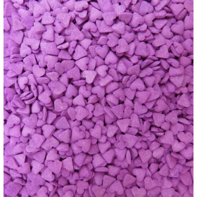Gragea confetti corazon morado x 1 Kg