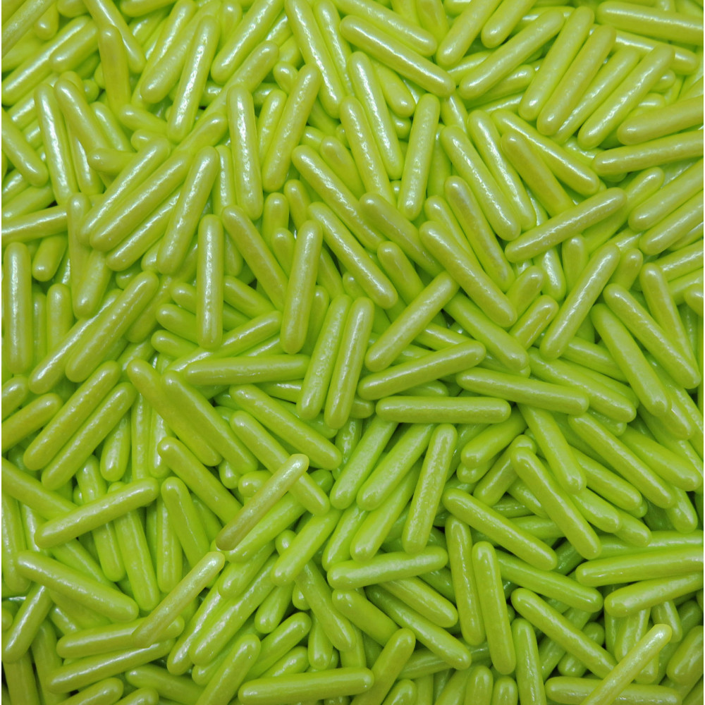 Gragea barrilitos rods verde neon x 1 Kg