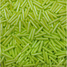 Gragea barrilitos rods verde neon x 1 Kg
