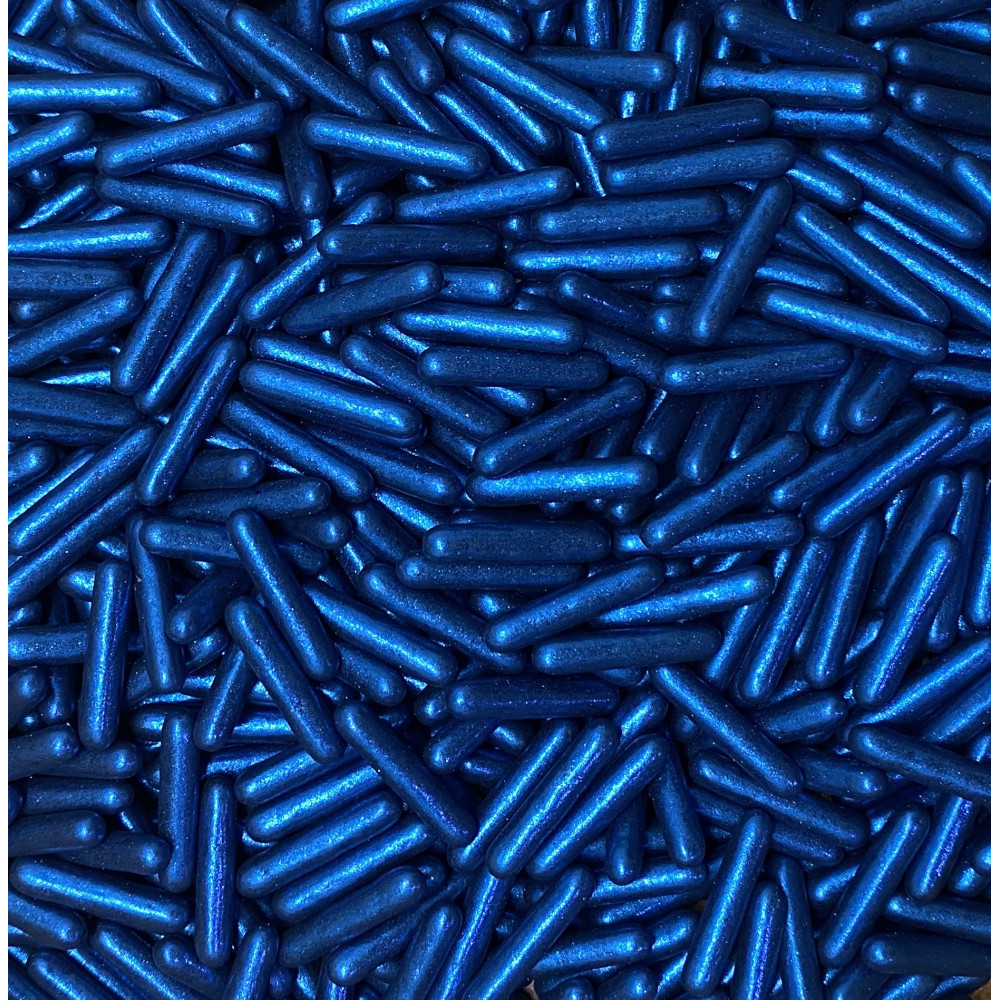 Gragea barrilitos azul metálico x 80 Gr