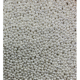 Gragea perla plateada brillante pequeñax 95 Gr