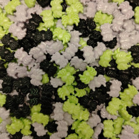 Gragea arañas verde/negra/blanca x 3 Kg