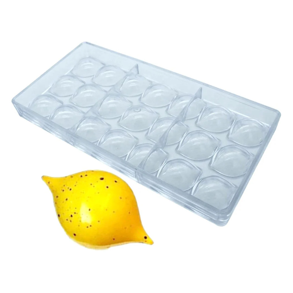 Molde policarbonato bombom limón x 21 Cav