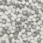 Gragea calavera plateada/ blanca x 3 kl