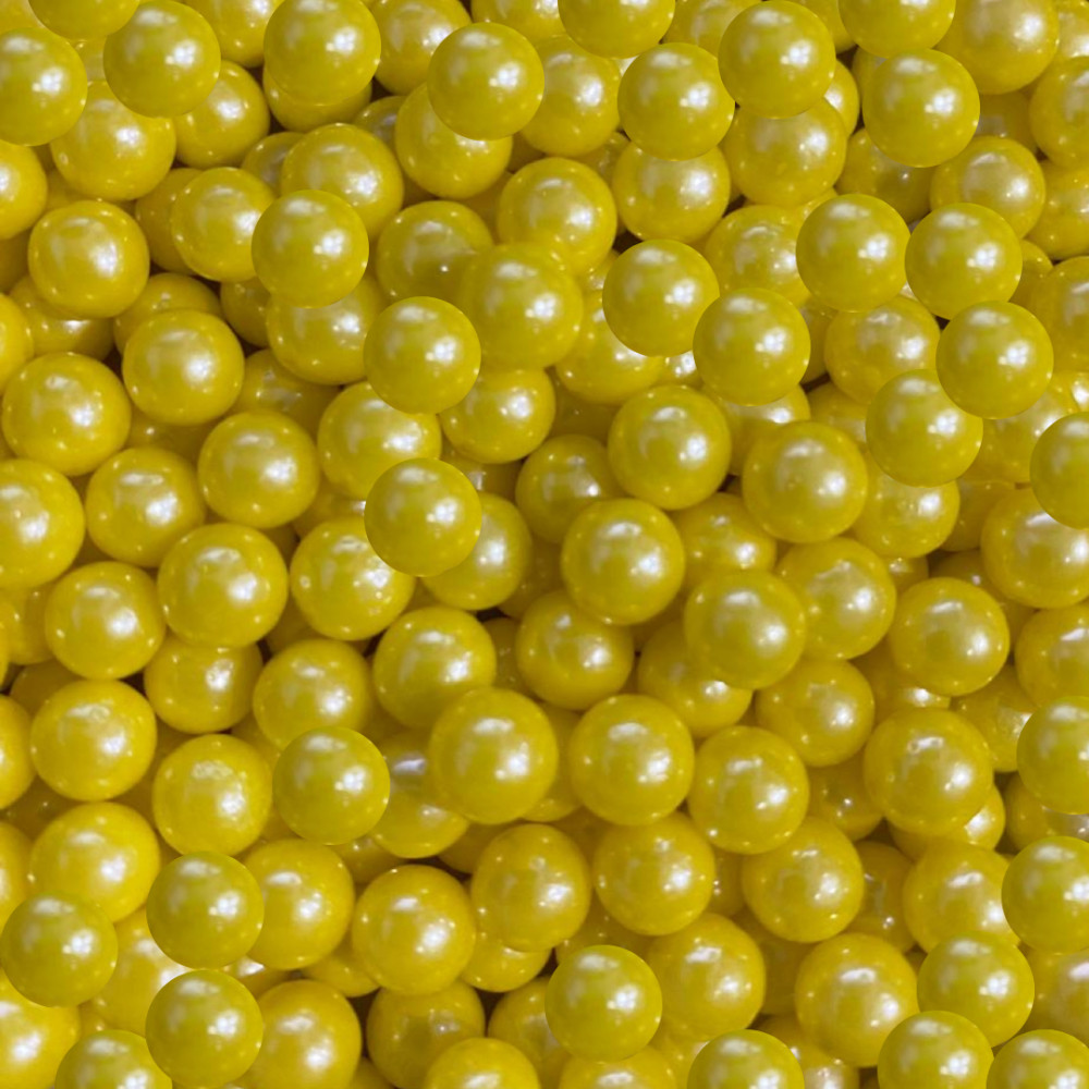 Gragea Perla mediana amarilla brillante x 90 gr