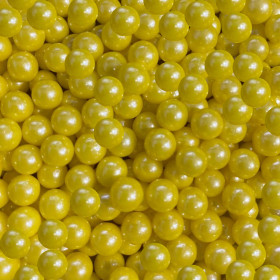 Gragea Perla mediana amarilla brillante x 90 gr