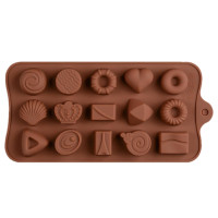 Molde chocolatinas variadas x 15 Cav