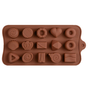 Molde chocolatinas variadas x 15 Cav
