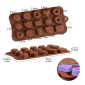 Molde chocolatinas variadas x 15 Cav