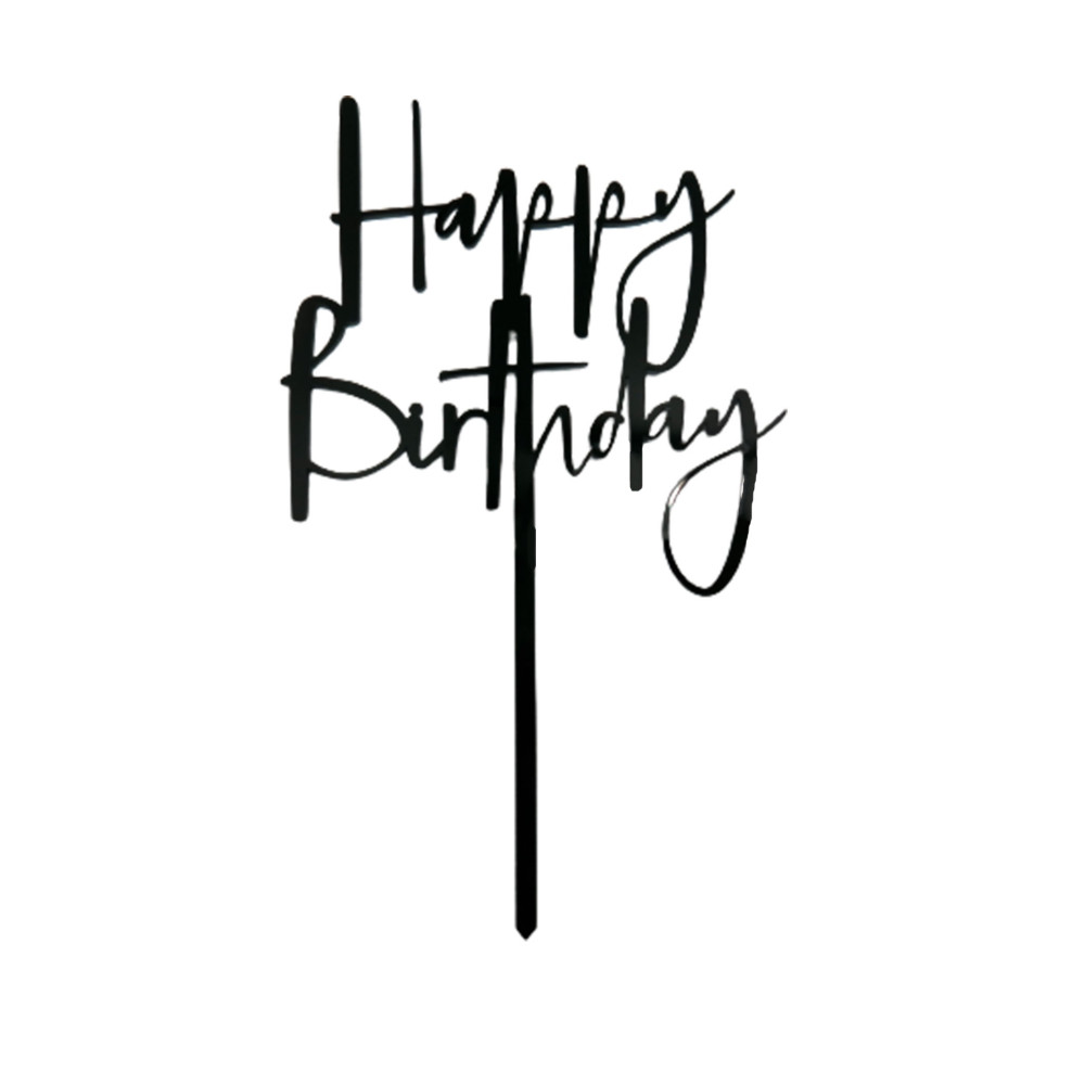 Topper Happy birthday # 31 Negro