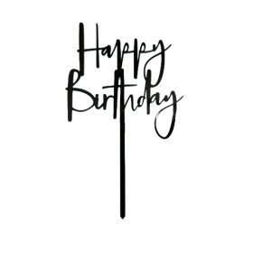 Topper Happy birthday # 31 Negro