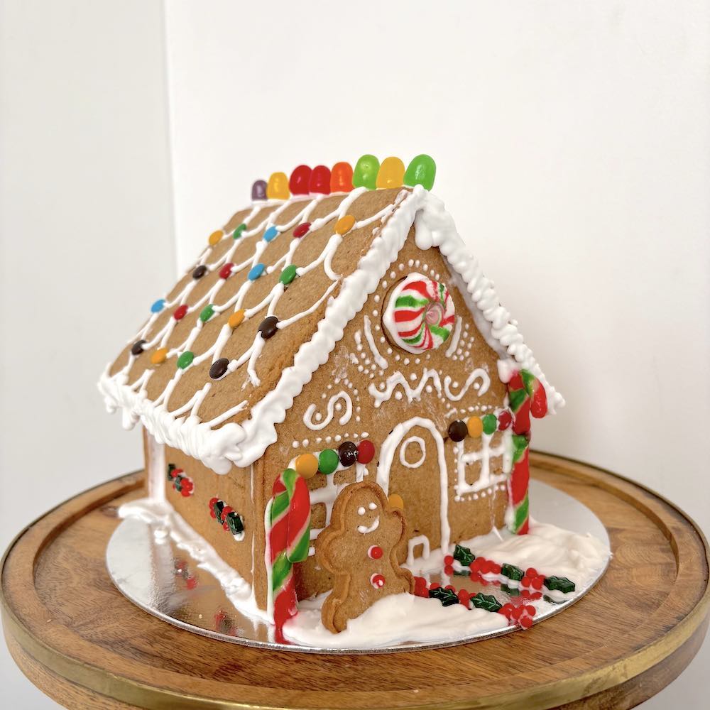 Casa de jengibre navidad para armar y decorar