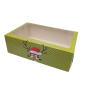 Caja cupcakes decorada navidad x 6 cav