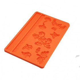 Molde silicona fondant naturaleza