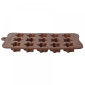 Molde silicona choco estrellas x 15 cav