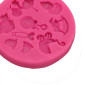Molde silicona baby shower x 9 cav