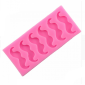 Molde silicona bigotes x 6 cav