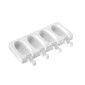 Molde paleta ovalada x 4 cav
